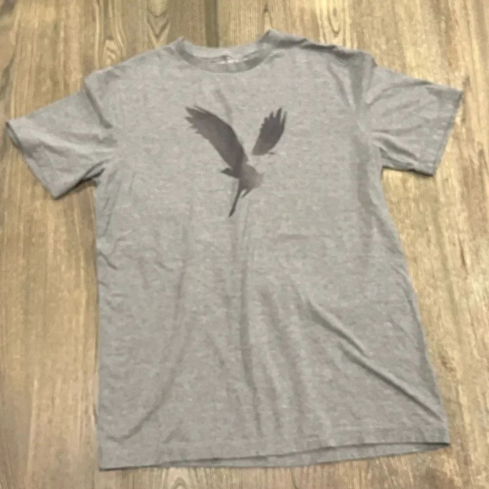 American Eagle Mens T-Shirt Short Sleeve Super Soft Standard Fit Gray Size M